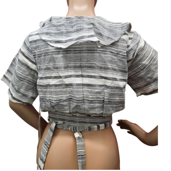 Tularosa Selma Wrap Top in Gray - Picture 10 of 11